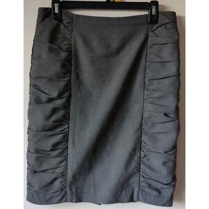 Cartonnier Anthropologie Women's Sz 6 Pencil‎ Stretch Ruched Side Skirt Business